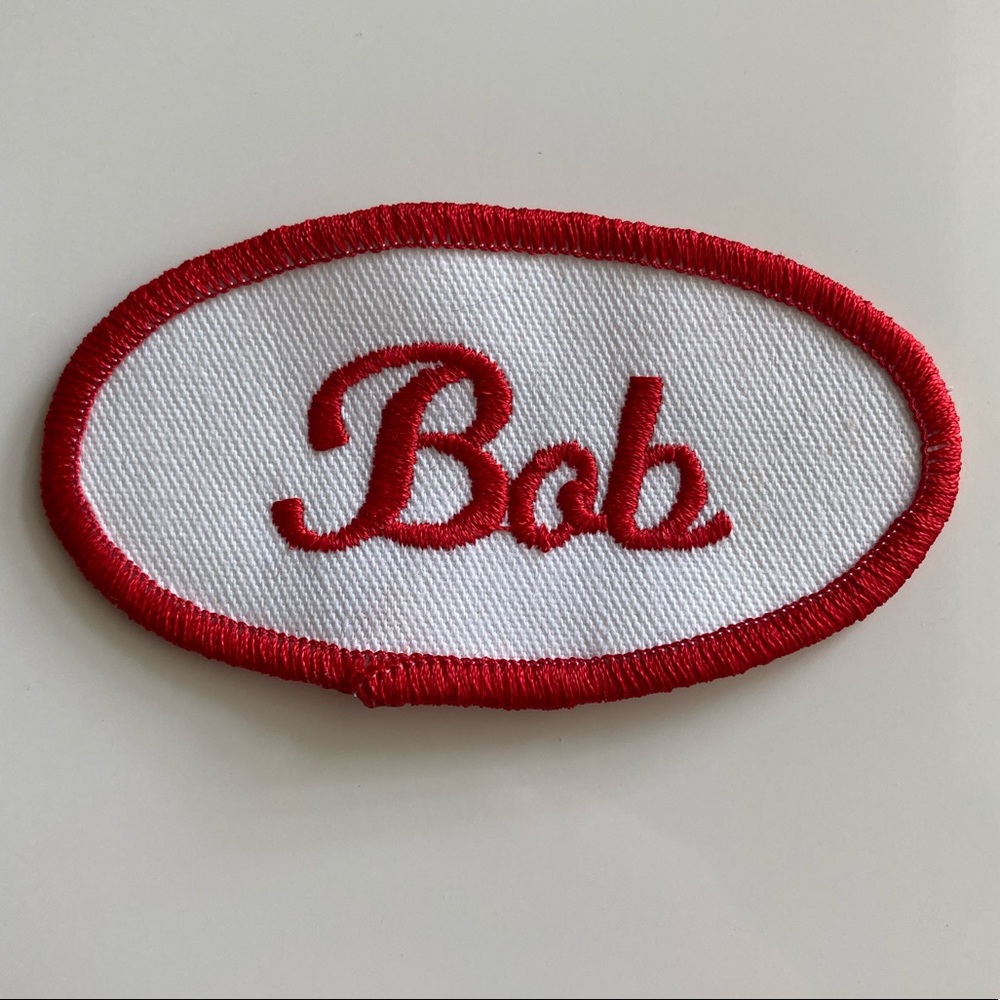 Vintage name tag ‘Bob’